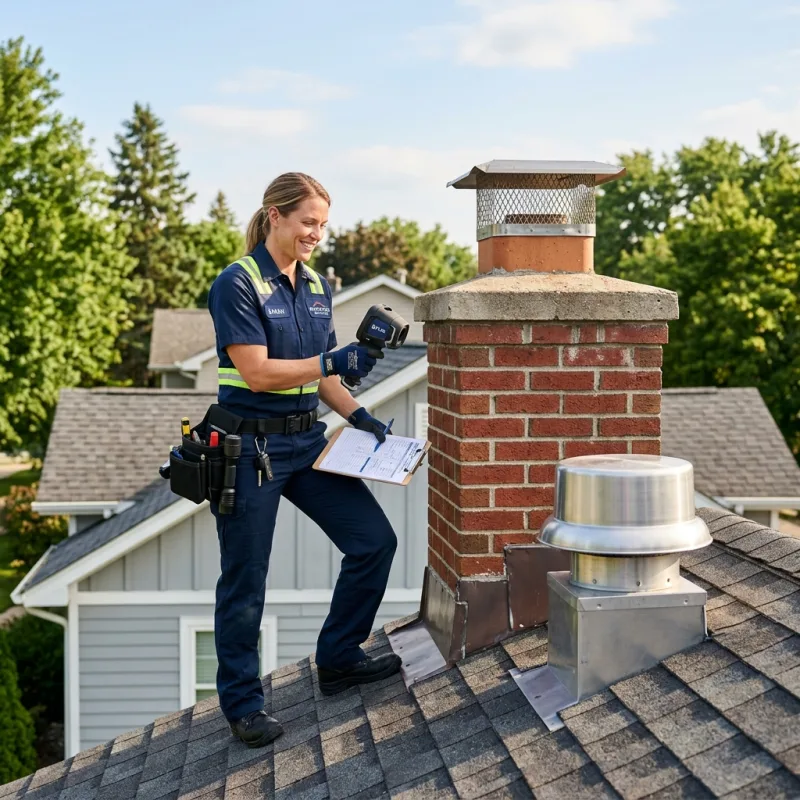 Technician removing a deceased bird from an indoor space in Cherokee